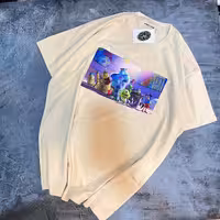 تیشرت طرح کارخانه هیولا ها