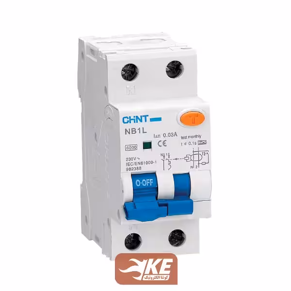 کلید محافظ جان دو پل 25 آمپر ترکیبی چینت سری NB1L-40