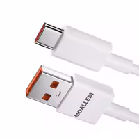 کابل تبدیل USB به USB-C معلم مدل 6A-TURBO طول 1 متر