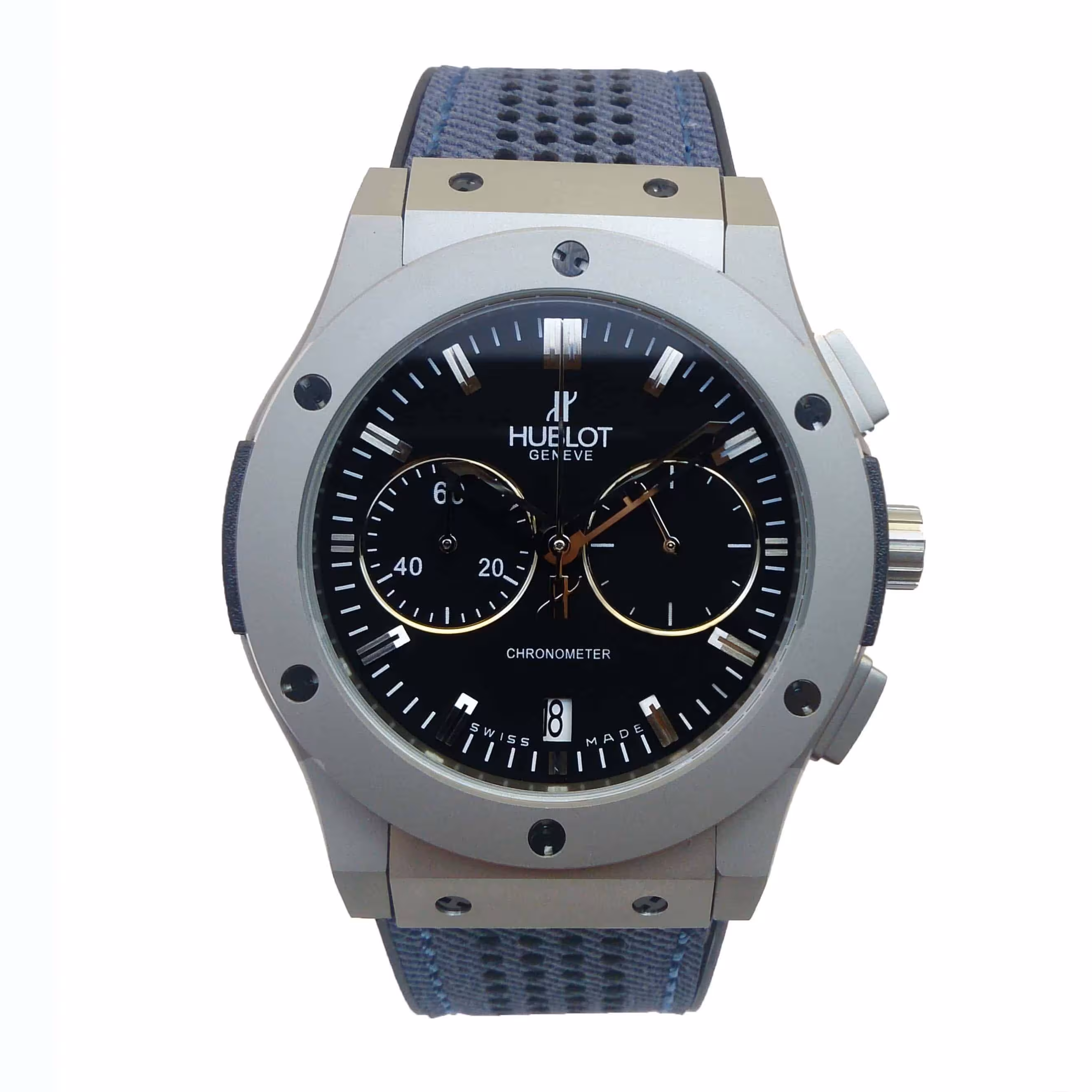 ساعت مچی مردانه هابلوت مدل HUBLOT CLASSIC SILVER MATTE
