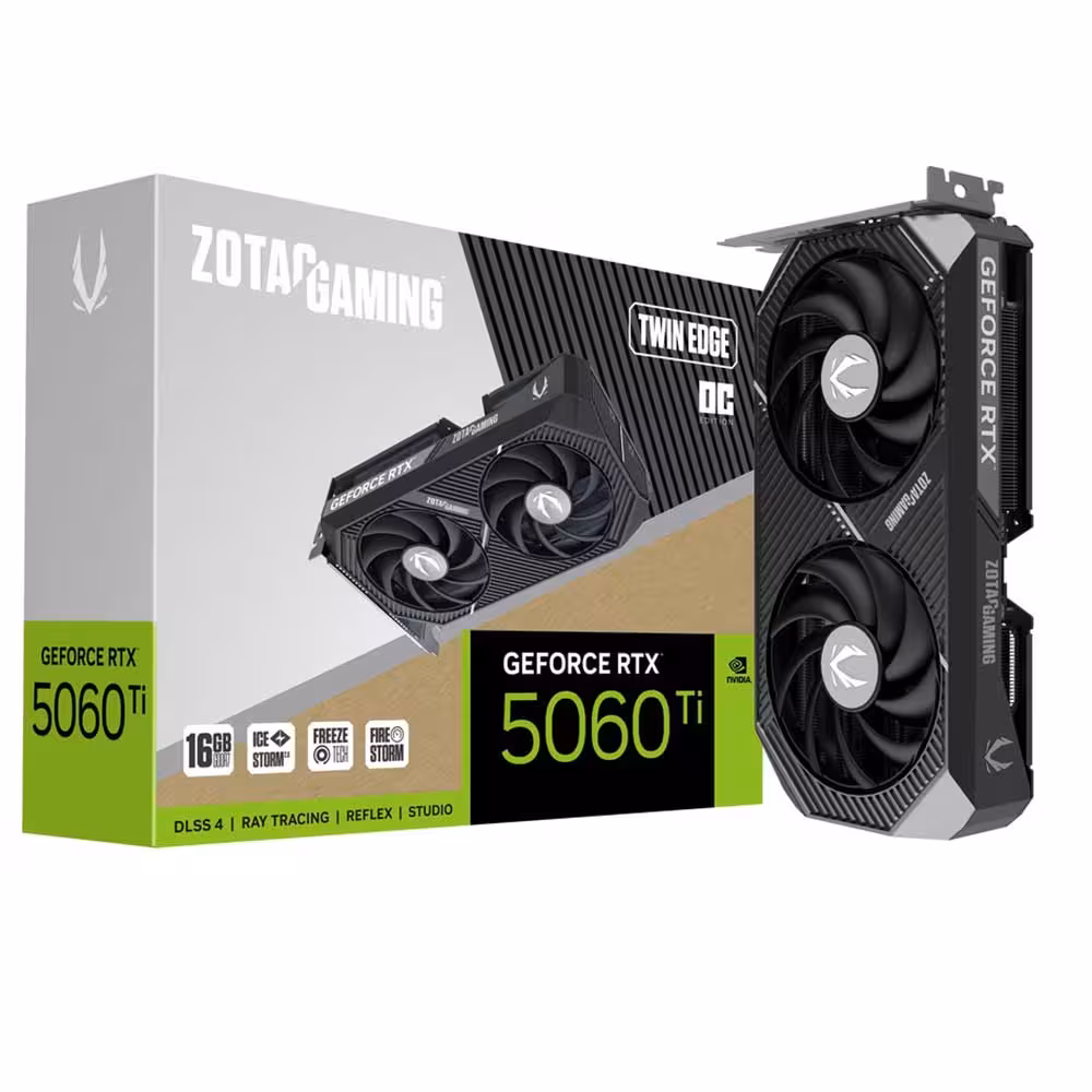کارت گرافیک زوتک ZOTAC RTX 5060 TI 16GB TWIN Edge OC