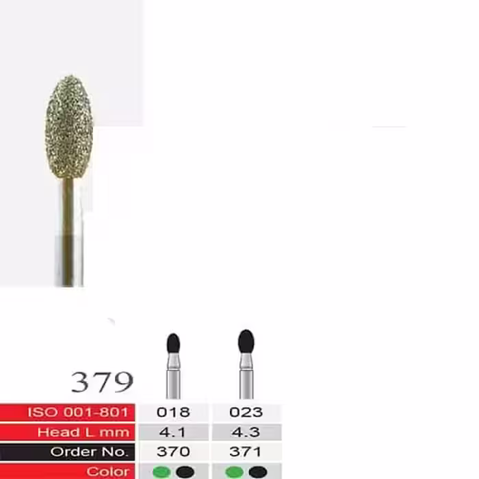 فرز الماسی دسته نقره ای BTM مدل Egg 379 - فروشگاه تخصصی دندانپزشکی سپیرا