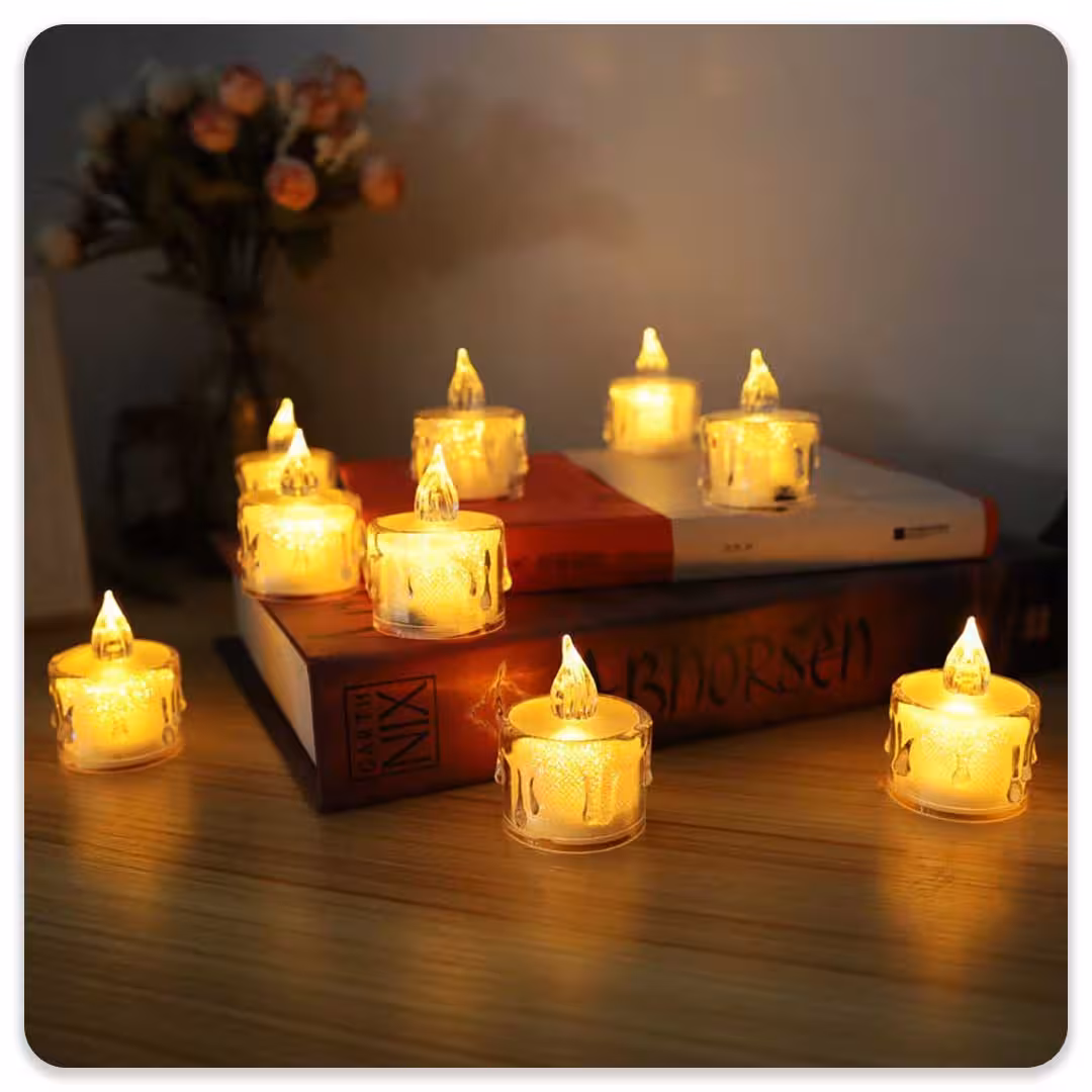 شمع LED ساده کوچک