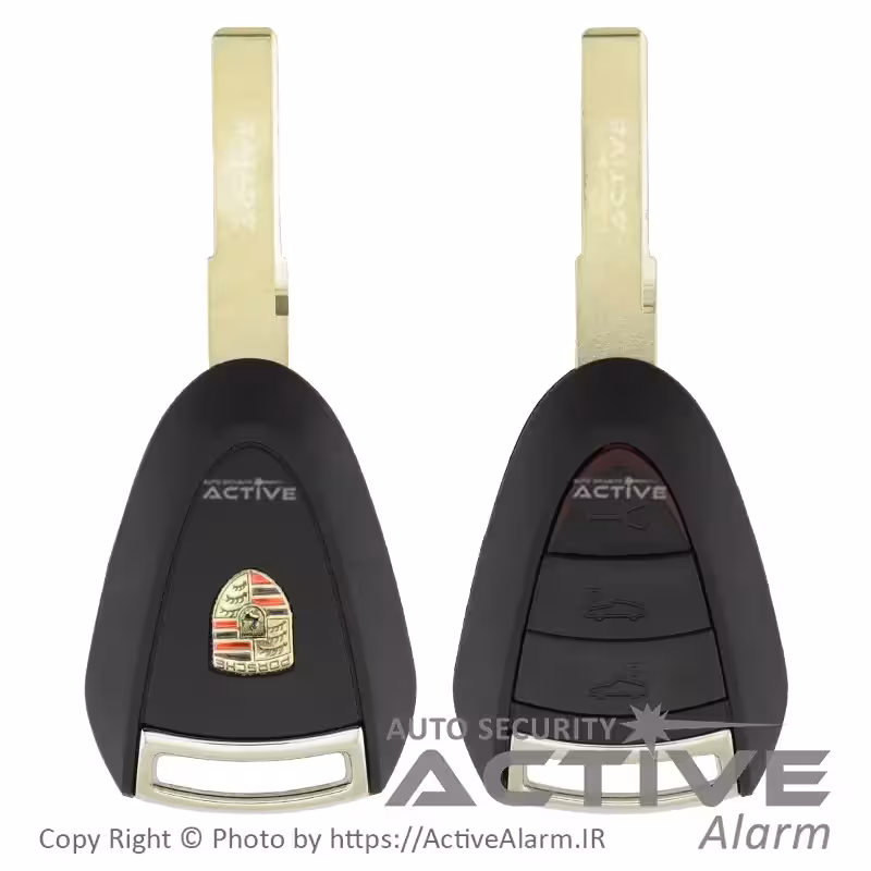 قیمت قاب ریموت فابریک خودرو پورشه باکستر سه‌دکمه