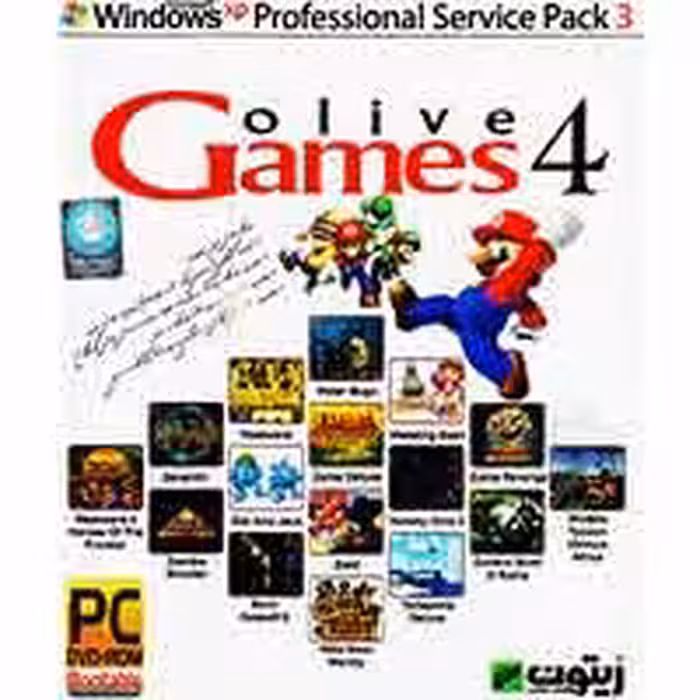 Windows Xp SP3 Olive games1-زیتون-1DVD
