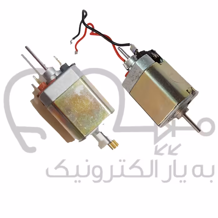 موتور دی سی بوهلر دو شفت (12V 7000RPM)