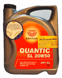 روغن موتور بهتام کوانتیک 20w50 (پنج لیتری) SL