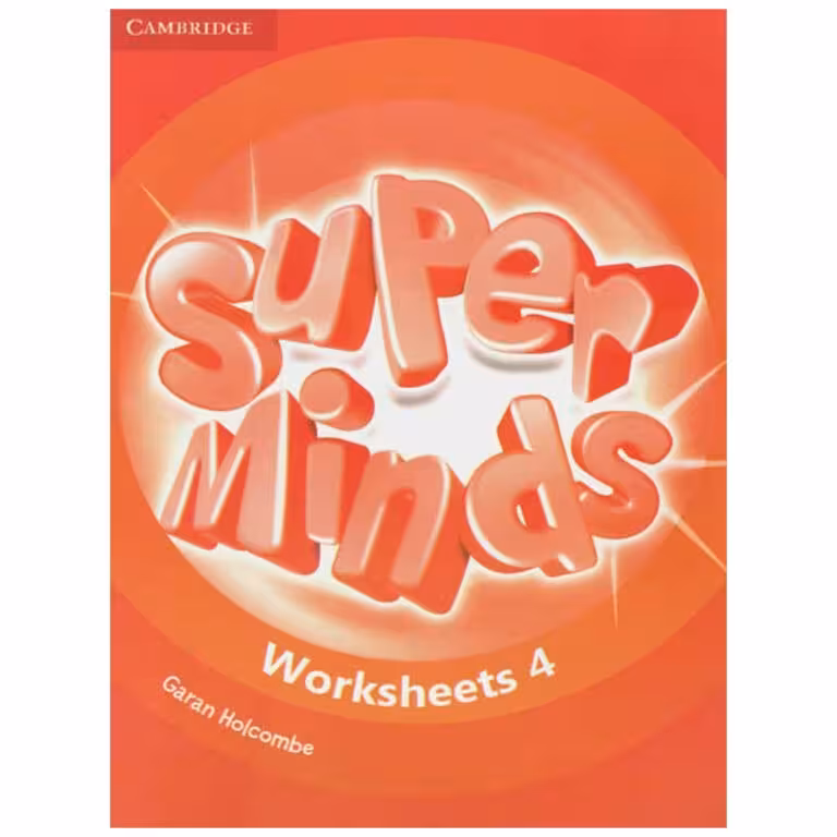 کتاب Super Minds Worksheet 4 ورک شیت سوپرمایند