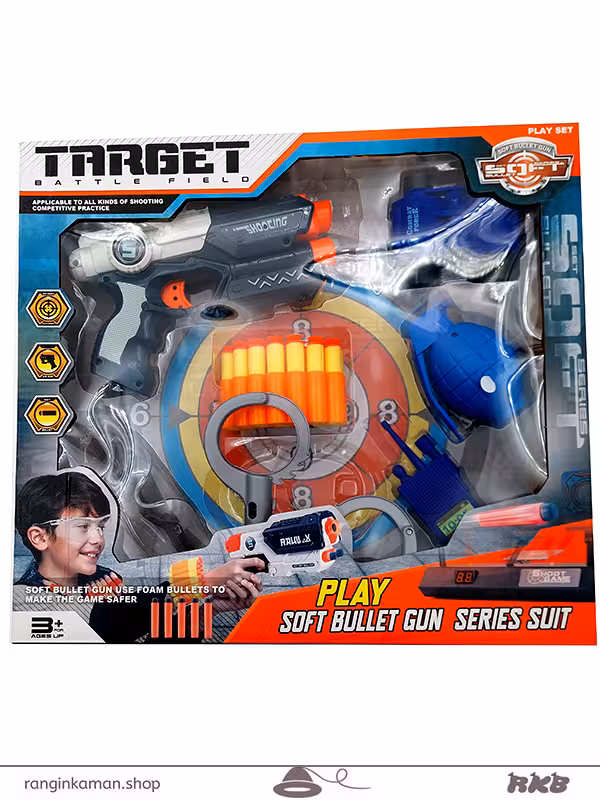 تفنگ تیر ابری با نارنجک موزیکال و دوربین