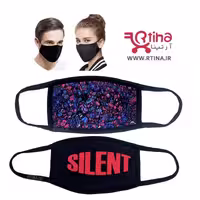 ماسک مشکی پارچه ای silent