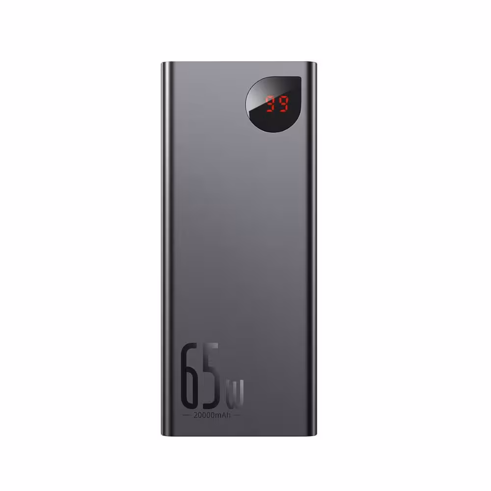 پاوربانک 20000 فست شارژ بیسوس Baseus Adaman Metal Digital Display PPADM65 PPIMDA-D01 توان 65 وات