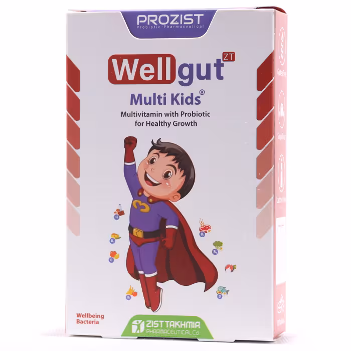 قرص جویدنی ول گات مولتی کیدز زیست تخمیر 30 عددی