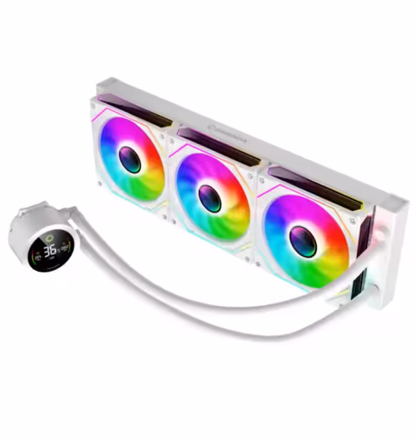 خنک کننده مایع پردازنده گیم مکس IceBurg 360 Digital White