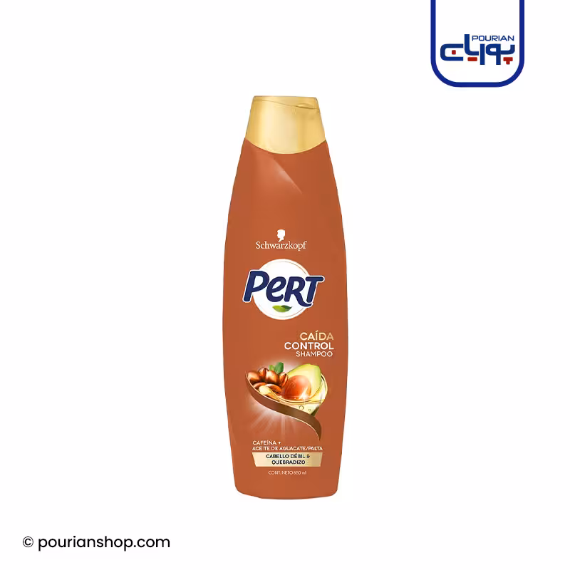 شامپو ضدریزش کافئین و آووکادوی پرت مدل CAIDA CONTROLحجم650میل _Pert