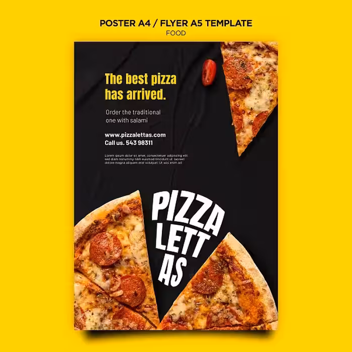 مجموعه 33 فایل لایه باز رستوران برای اینستا و سایت