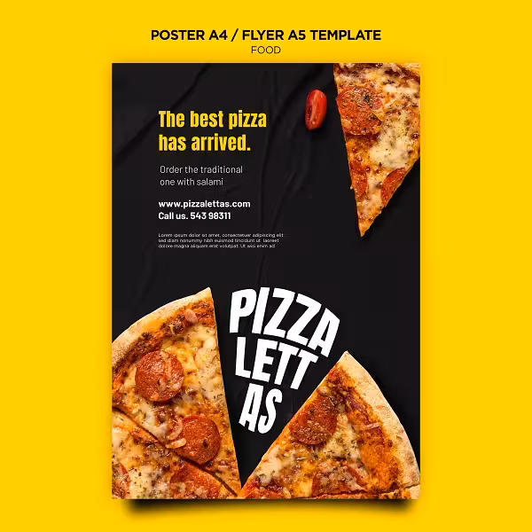 مجموعه 33 فایل لایه باز رستوران برای اینستا و سایت