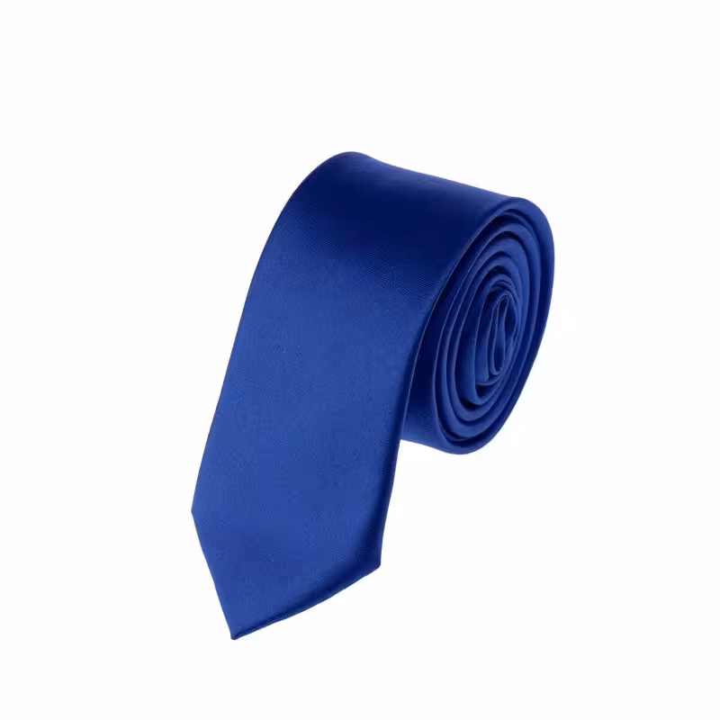 کراوات ساتن آبی مدل hex-red