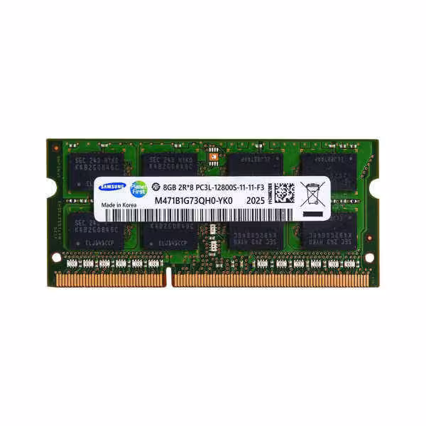 رم لپتاپ DDR3 تک کاناله 1600 مگاهرتز CL11 سامسونگ مدل PC3L ظرفیت 8 گیگابایت | کالا مکس