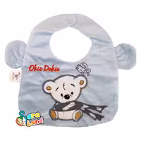 پیشبند نوزاد گوش دار طرح حیوان مدل اوکی دوکی