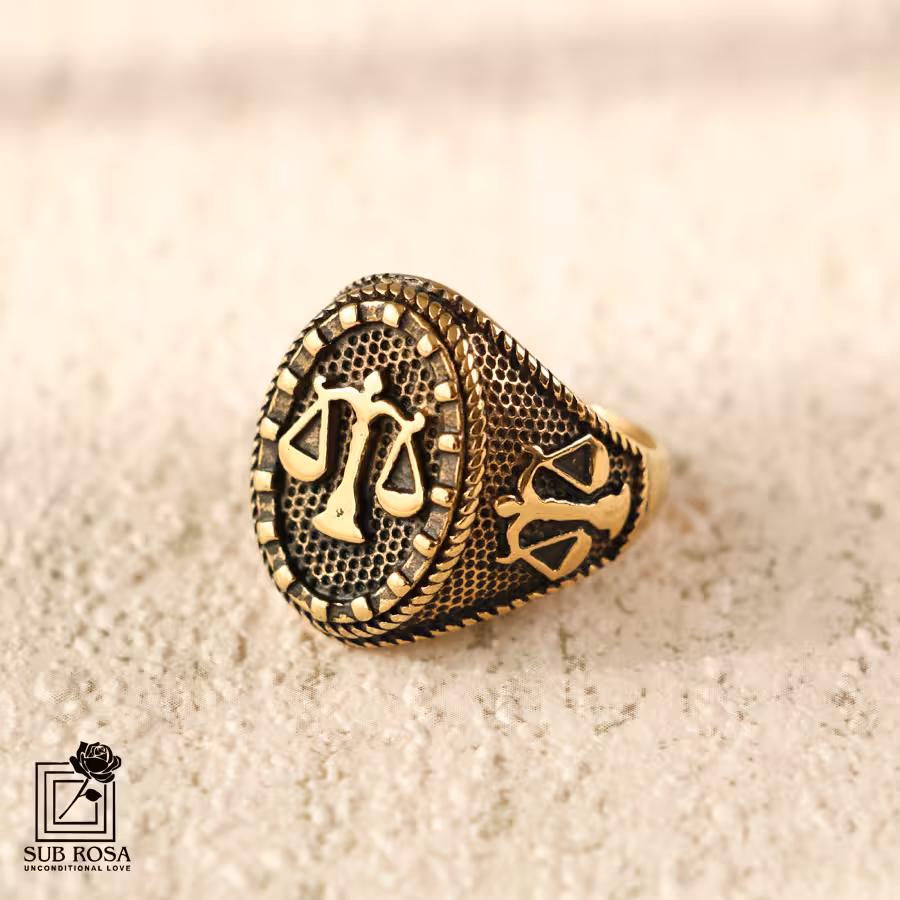 انگشتر استیل عدالت سایز 9-14395