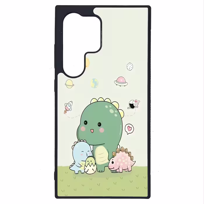 کاور طرح بچه دایناسور کد G-134 مناسب برای گوشی موبایل سامسونگ Galaxy S24 Ultra | دیجی قاب دونی
