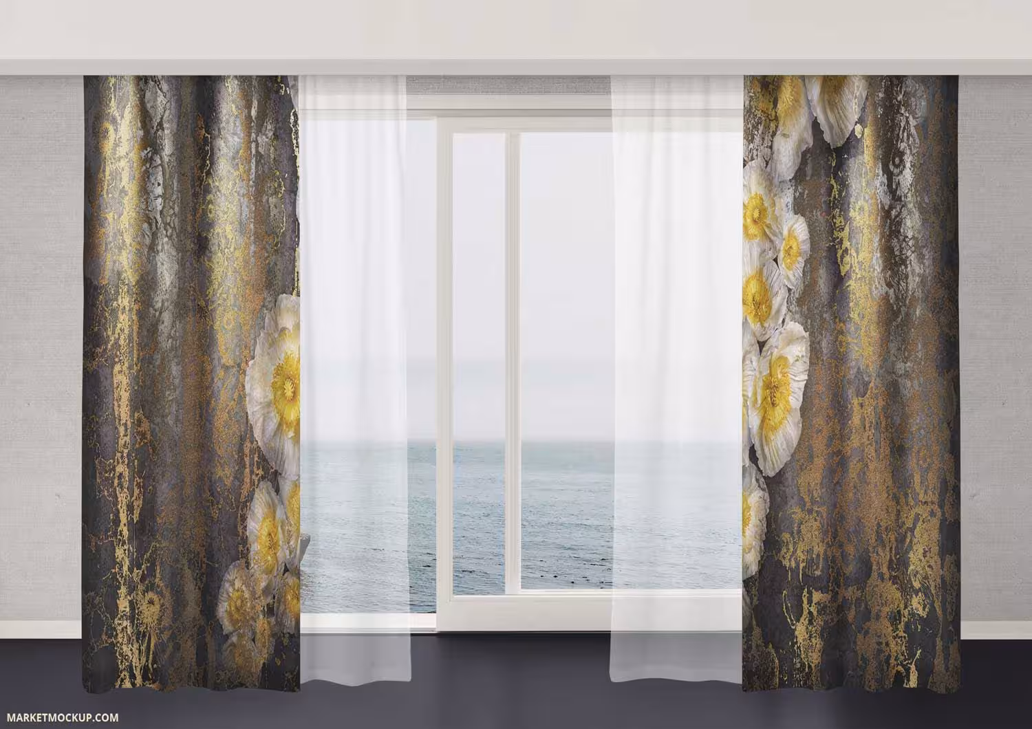 پرده تصویری طرح هنری