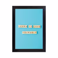 تابلو انگیزشی طرح Love yourself کد PF-13001