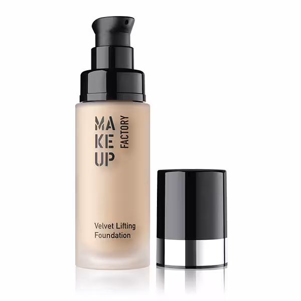 کرم پودر میکاپ فکتوری MAKE UP FACTORY FOUNDATION VELVET LIFTING (20 HONEY BEIGE)
