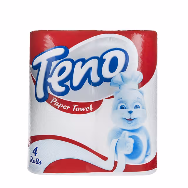 دستمال حوله ای کاغذی تنو بسته 4 عددی