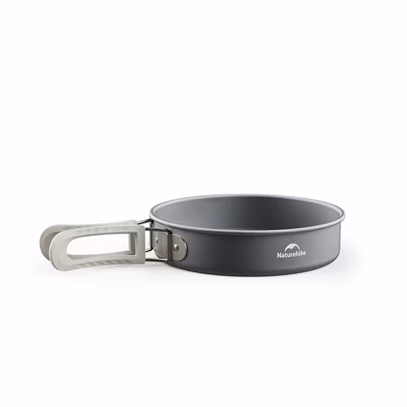 ماهیتابه نیچرهایک 17.5 سانتی NatureHike Pan with a folding handle – Ø17.5 – CNK2450CF010