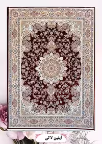 فرش ماشینی گلبرجسته 1200 شانه آکرلیک کاشان – پرداخت قسطی آسان