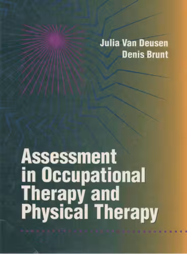 خرید و دانلود نسخه کامل کتاب Assessment in Occupational Therapy and Physical Therapy