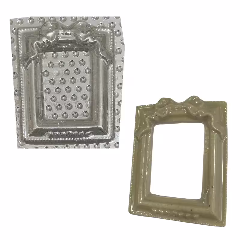 قالب طلقی قاب عکس پاپیون 12 در 9 سانت (جای عکس 7در5)