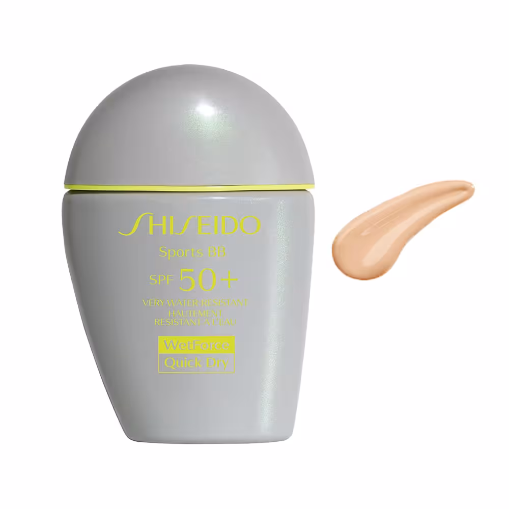 کرم ضد آفتاب شیسیدو مدل Sports BB با SPF50 رنگ روشن حجم 30 میل