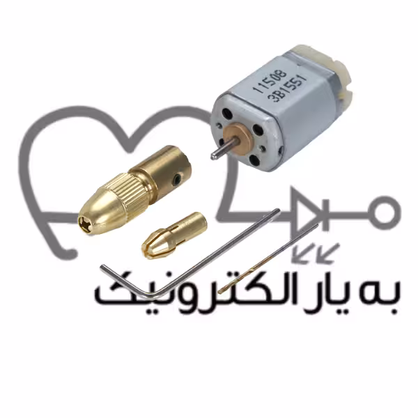 موتور دی سی مینی دریل جانسون (12V 25000RPM)
