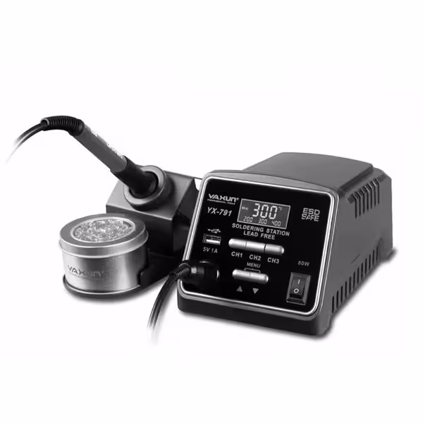 هویه حرفه ای بدون سرب یاکسون Yaxun YX-791 80W Lead Free Soldering Iron
