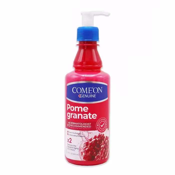 کرم مرطوب کننده انار کامان مخصوص پوست‌های خشک 400 میلی‌لیتر | Comeon Pomegranate Moisturizing Cream