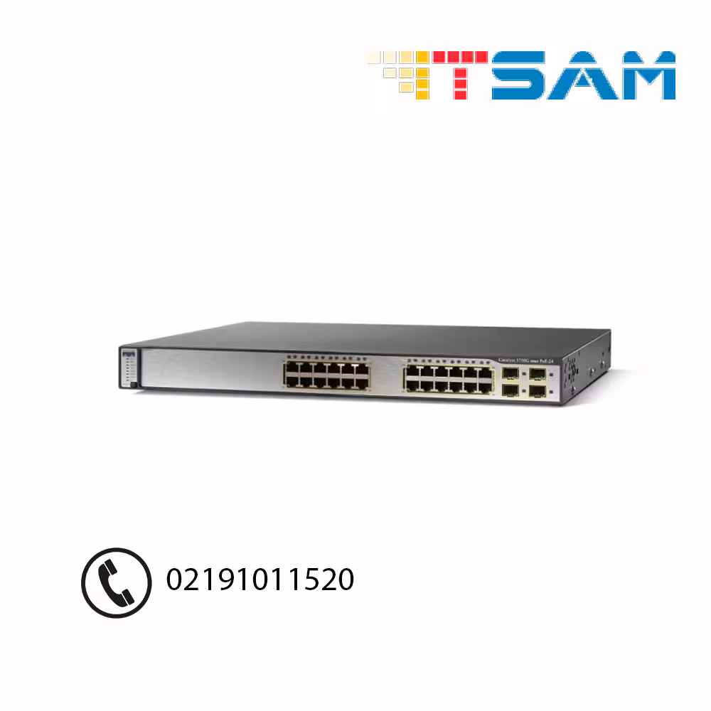 سوئیچ سیسکو مدل WS-C3750-24PS-E
