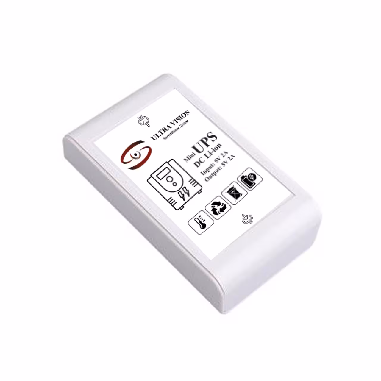 UPS دوربین مداربسته 5 ولت UltraVision ظرفیت 2600 میلی آمپر ساعت