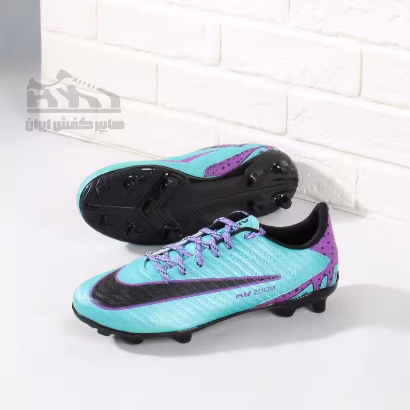 کفش فوتبال استوک چمن مدل نایک دو رنگ