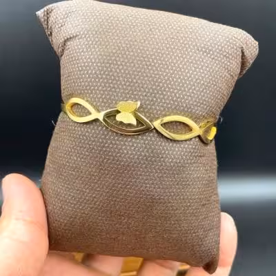 دستبند النگویی استیل