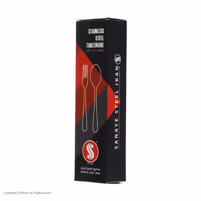 چنگال میوه خوری صنایع استیل ایران مدل viola بسته 6 عددی