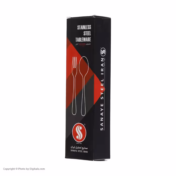 چنگال میوه خوری صنایع استیل ایران مدل viola بسته 6 عددی