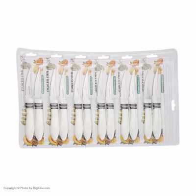 کارد میوه خوری جین جی لی کد 8674 مجموعه 12 عددی