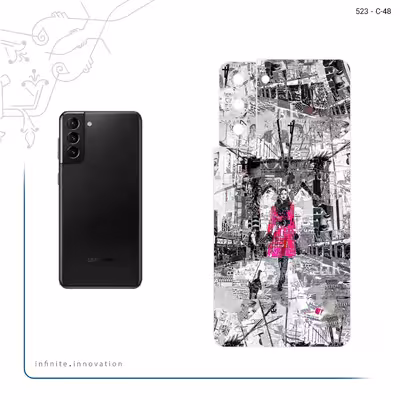 برچسب پوششی ماهوت مدل Collage of Catwalk Bridge مناسب برای گوشی موبایل سامسونگ Galaxy S21 5G