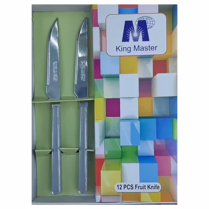 کارد میوه خوری کینگ مستر مدل گرند 507 بسته 12 عددی