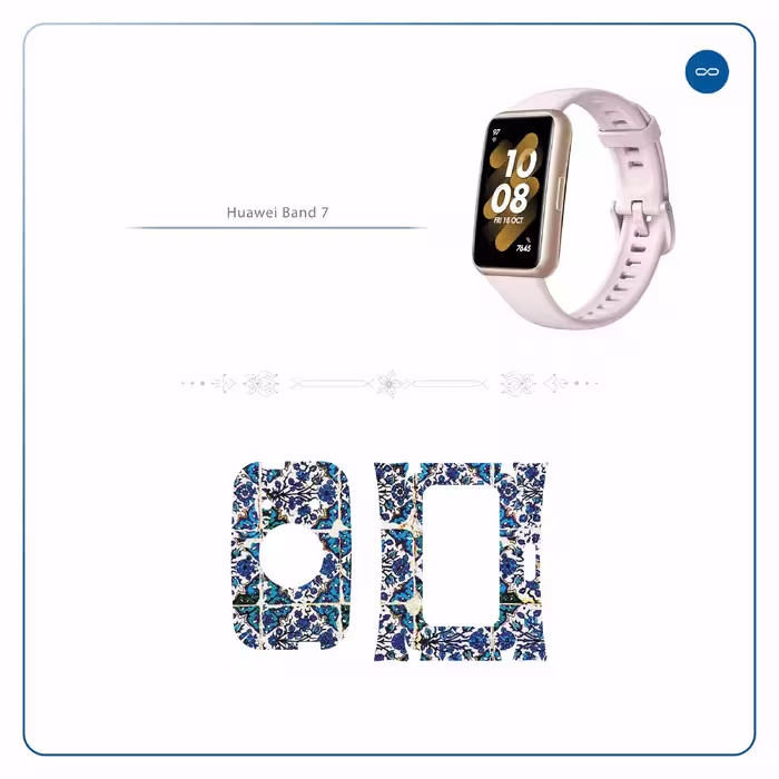 برچسب ماهوت طرح Traditional_Tile مناسب برای ساعت هوشمند هوآوی Band 7