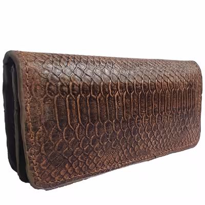کیف پول مردانه مدل کتی طرح گلبوته کد 72