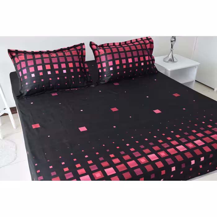 سرویس ملحفه بومرنگ مدل Fakher دونفره 4 تکه