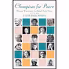 کتاب Champions for Peace اثر Judith Stiehm and Judith Hicks Stiehm انتشارات Rowman &amp; Littlefield Publishers